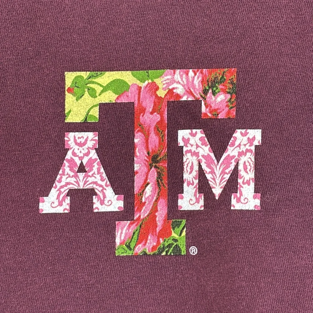 COMFORT COLORS Texas A&M TAMU Aggies T-shirt Size Large